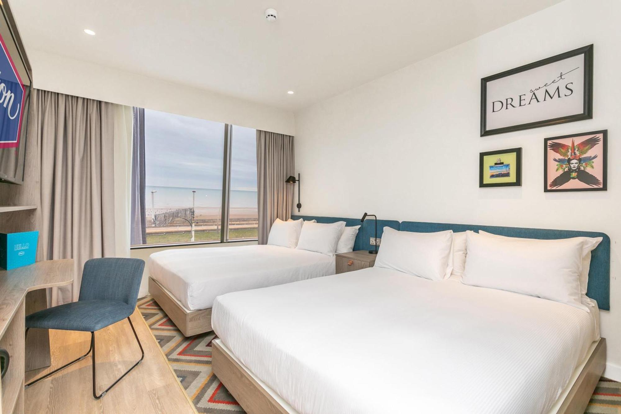 Double Room Two Double Beds Sea View